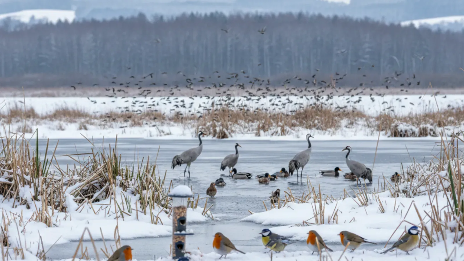 Quels oiseaux observer en hivers ?