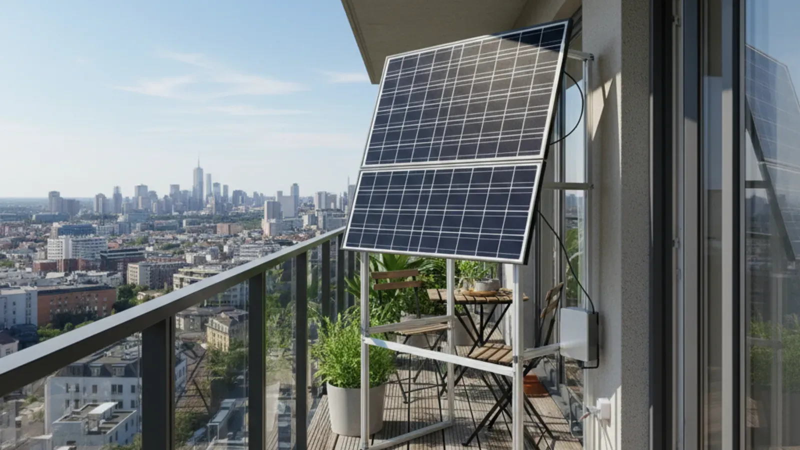 Rentabilité et installation rapide d'un kit solaire plug and play pour balcon
