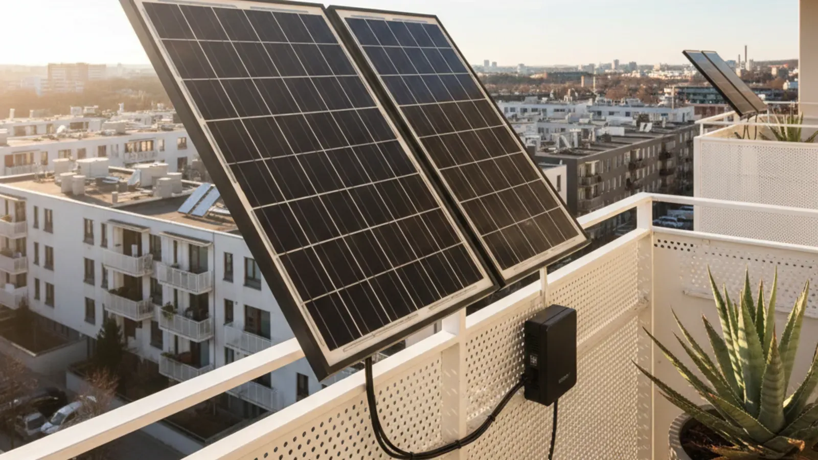 Rentabilité et installation rapide d'un kit solaire plug and play pour balcon
