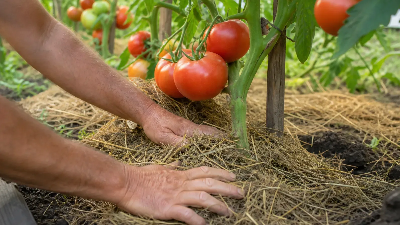 Le secret que personne ne vous dit pour obtenir des tomates énormes malgré la chaleur de juillet